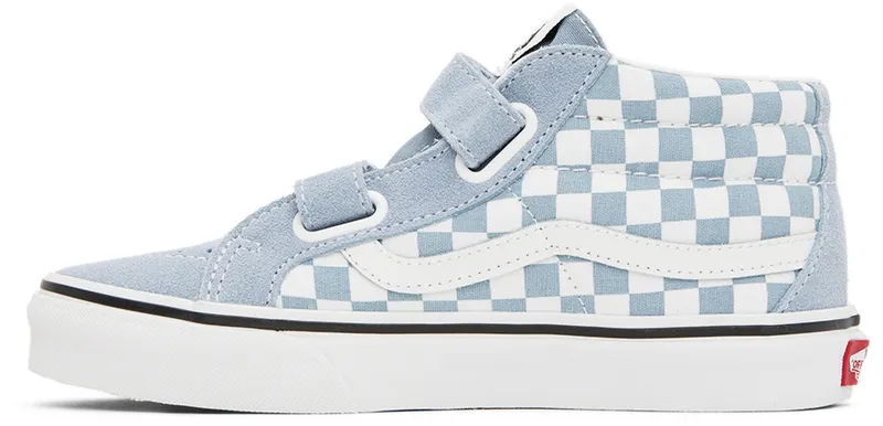 Vans Kids Blue & White Sk8-Mid Reissue V Big Kids Sneakers (VN0A4UI5BD2)