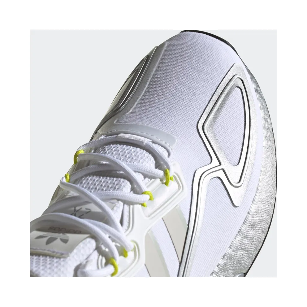 adidas ZX 2K Boost Cloud White / Grey One / Acid Yellow (H06577)