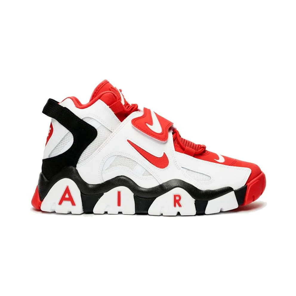 Nike Air Barrage Mid White Black Red (AT7847-102)