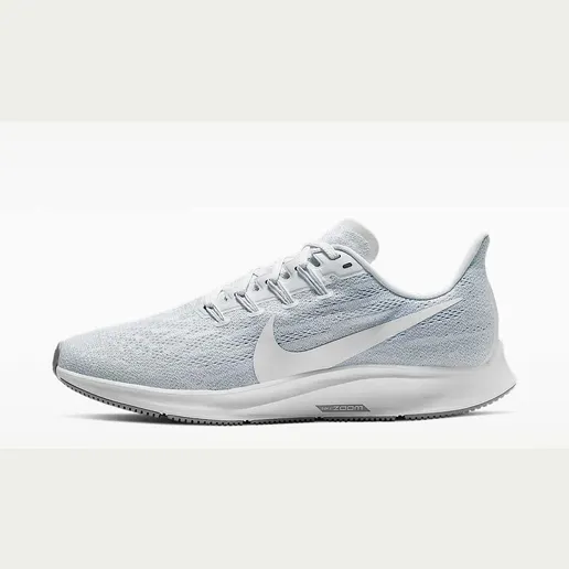 Nike Air Zoom Pegasus 36 “White / Half Blue / Wolf Grey” (AQ2210-100)