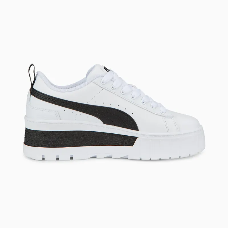 Puma Mayze Wedge White/Black (386273-01)