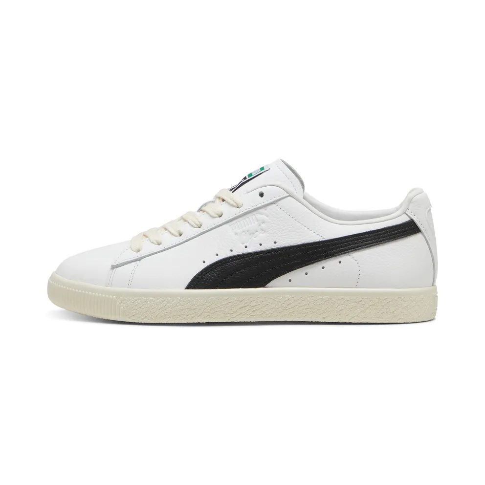 Puma Clyde Leather “White Black” (398703-01)