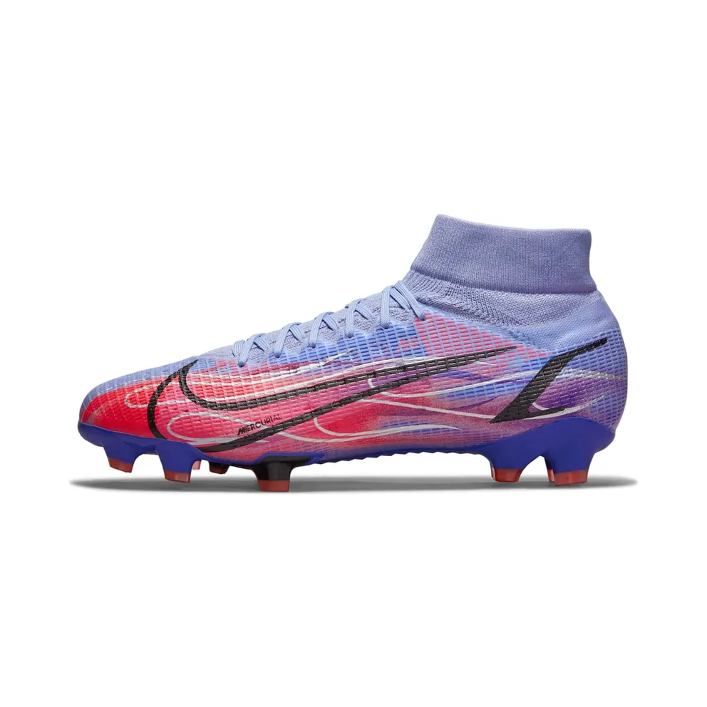 Nike Mercurial Superfly 8 FG Kylian Mbappe Flames (Purple Sole) (DJ3977-506)