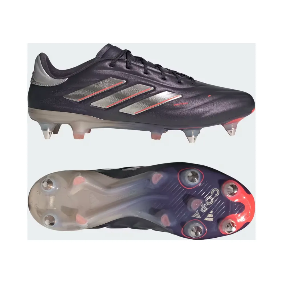 adidas Copa Pure 2 Elite SG Aurora Black Platinum Metallic Turbo (IG8693)