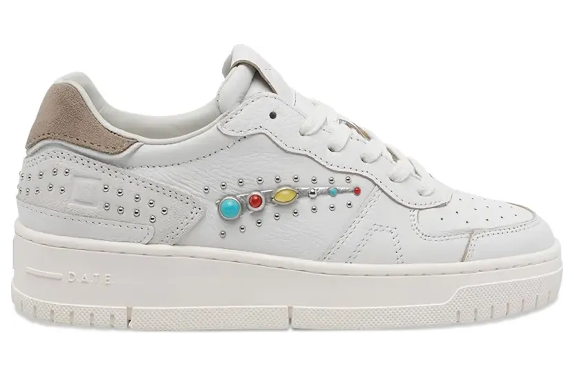 Date Torneo sneakers verfraaid met studs – Wit (W441TPSS)