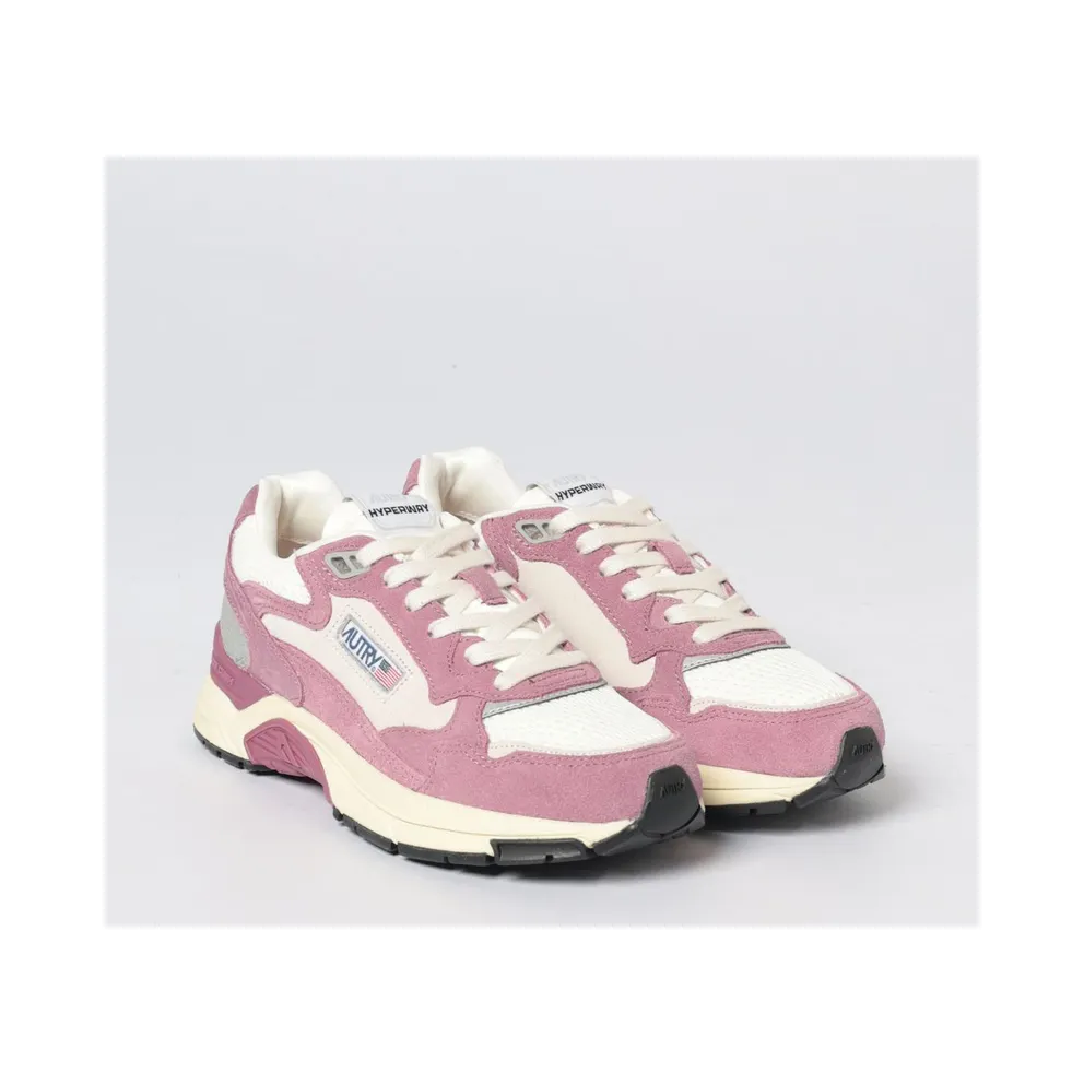 Autry Hyperway Mesh and Suede Sneakers Violet (HYLWSA04)