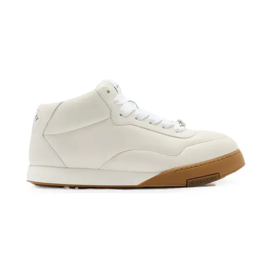 Givenchy logo-plaque leather sneakers – Beige (BH00BEH1YC)