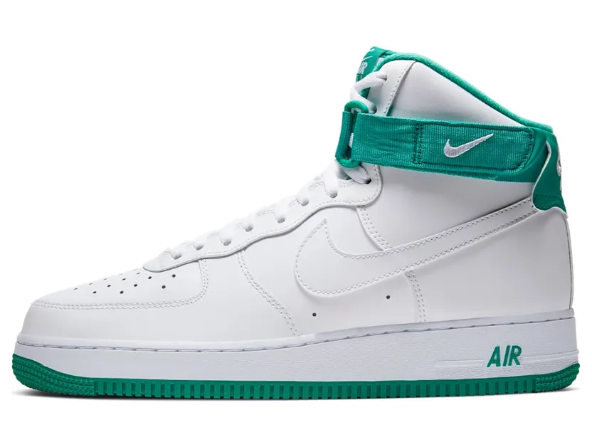 Nike Air Force 1 High White Neptune Green