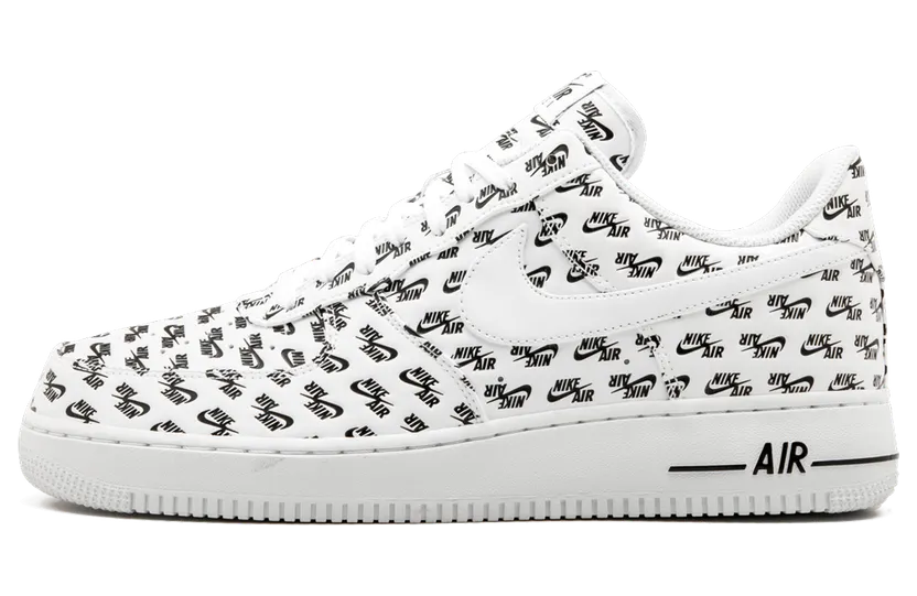 Nike Air Force 1 Low All Over Logo White
