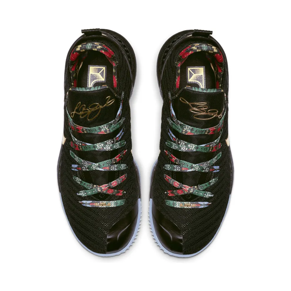 Nike LeBron 16 Watch the Throne Black/Metallic Gold-Rose Frost (CI1518-001)