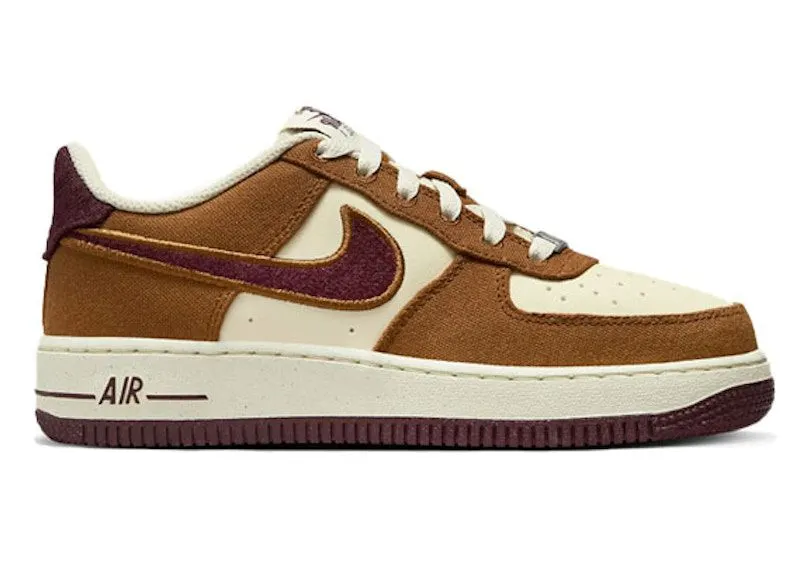 Nike Air Force 1 Low Light British Tan Burgundy Crush (FN4731-200)