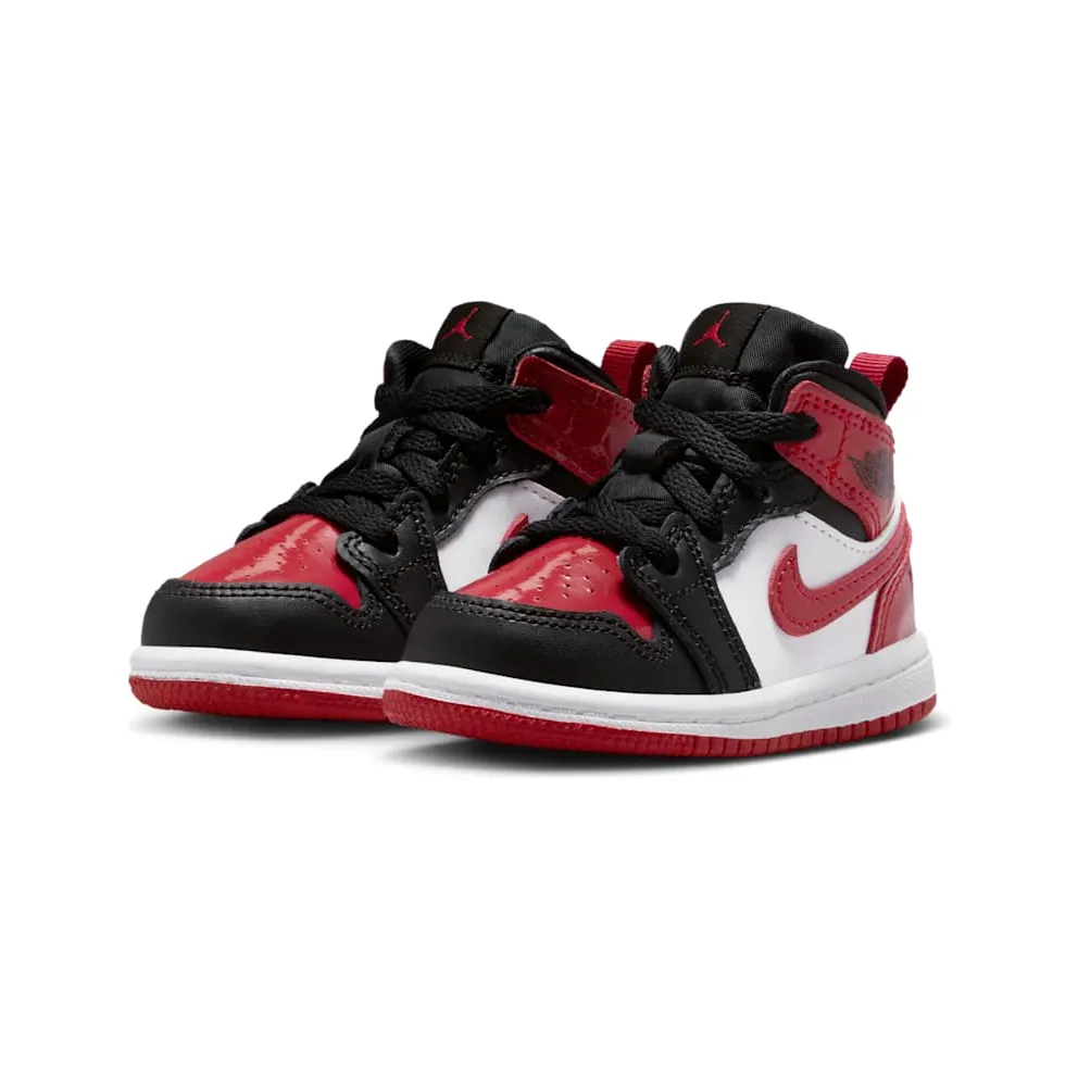 Jordan 1 Mid SE Patent Bred Toe (HV4729-006)