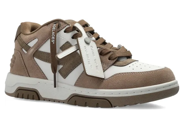 Off-white Out of Office Lace-up “Brown/White” (M189S6L005 RODBR)