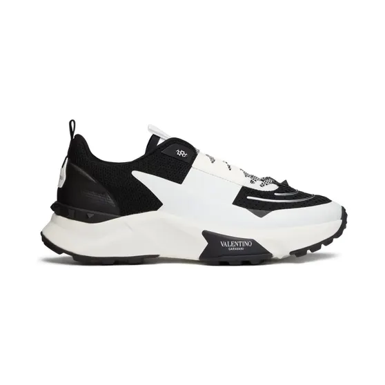Valentino Garavani True Act low-top met mesh en rubberen stof “White” (YS0H96PTN)