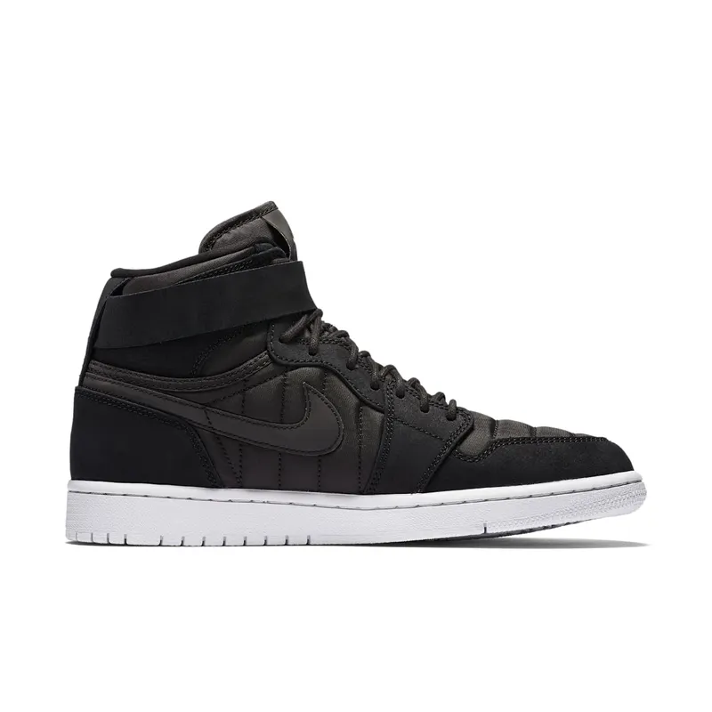 Jordan 1 Retro High Strap Black Anthracite Black/Pure Platinum-Anthracite (342132-004)