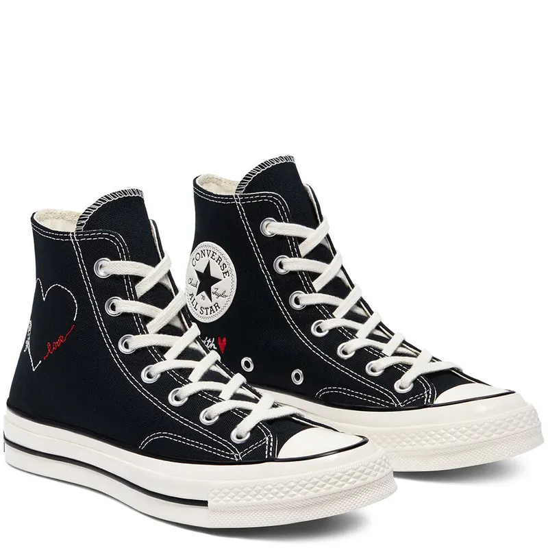 Converse Chuck 70 High ‘Valentine’s Day – Black’ Black/Egret/Black (171118C)