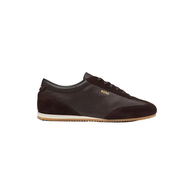 Hugo Boss sneaker Donkerbruin / Gold (50568463-202)