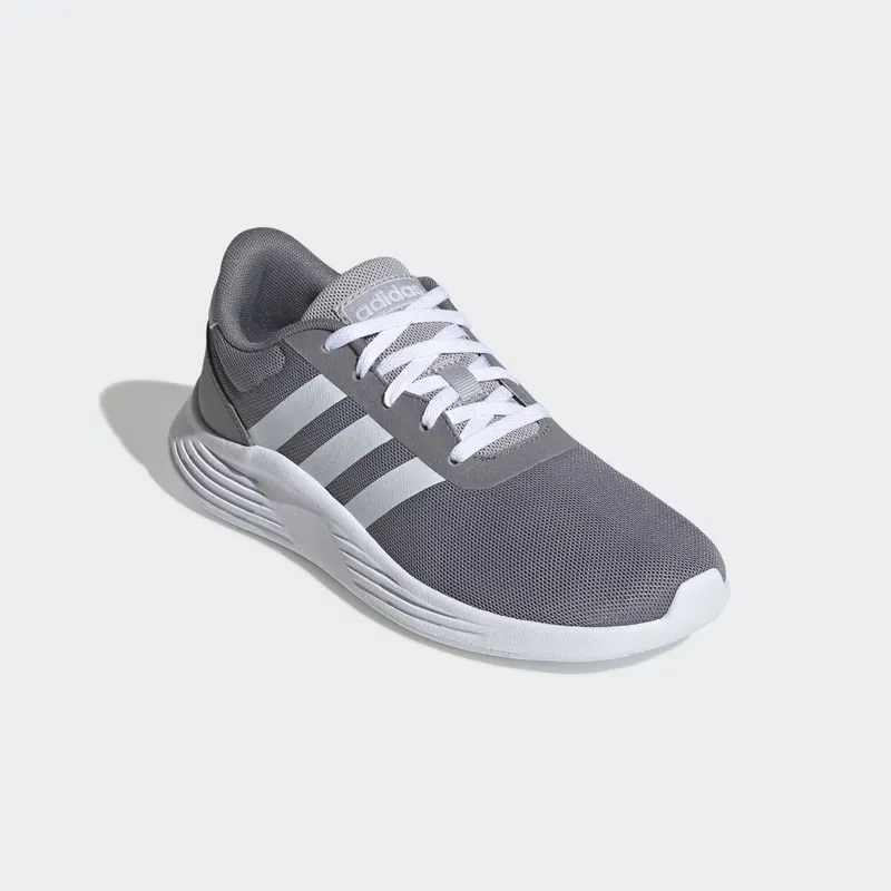 adidas Lite Racer 2.0 Grey Cloud White (GS) Grey/Cloud White/Green Tint (EG4018)