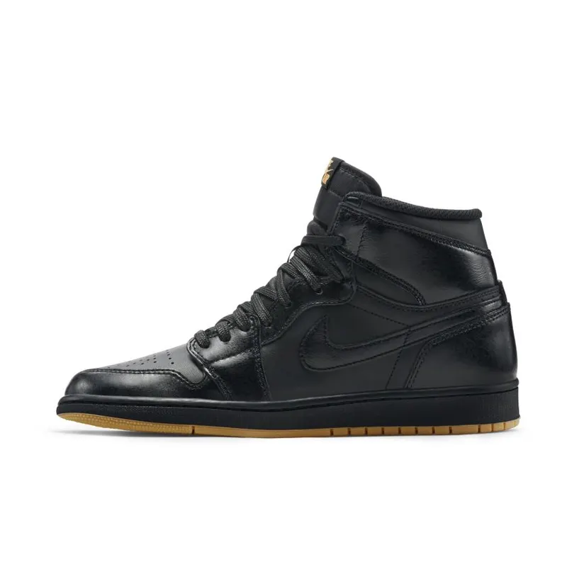 Air Jordan Nike AJ I 1 Retro Black Gum (555088-020)