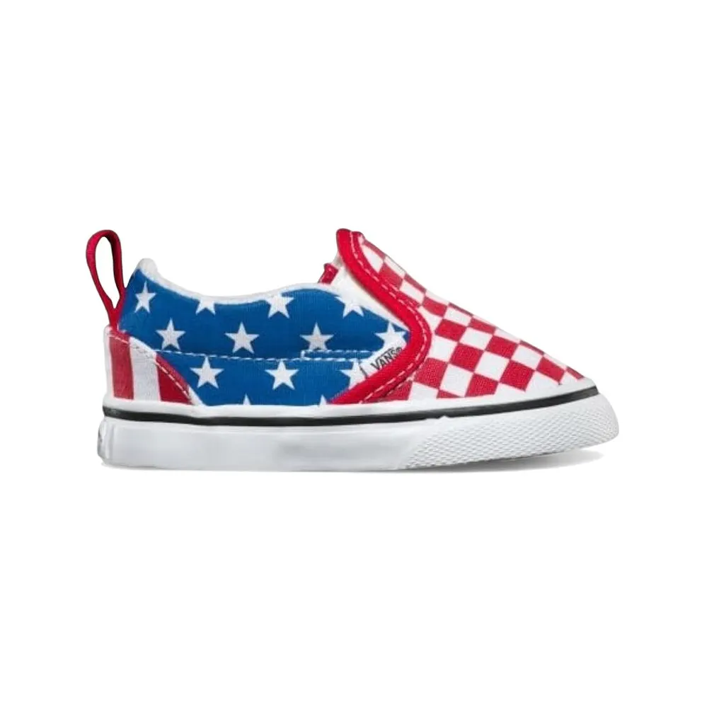 Vans Classic Slip-On V Stars and Stripes (VN0UBSFLJ)