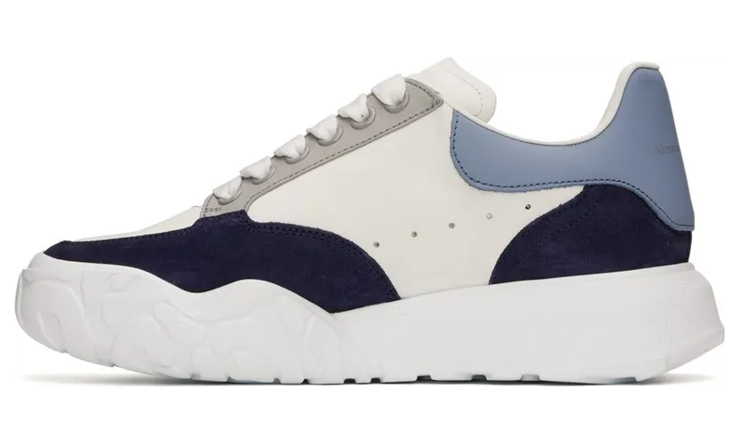 Alexander McQueen White & Blue Court 8910 WH/DA.N./EGG./T (705117WIAAX) (3)