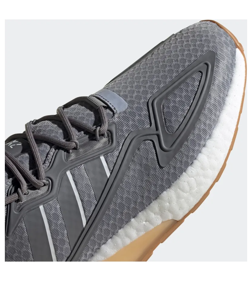 adidas ZX 2K Boost Schuh Grey Three / Cloud White / Gum (G58083)
