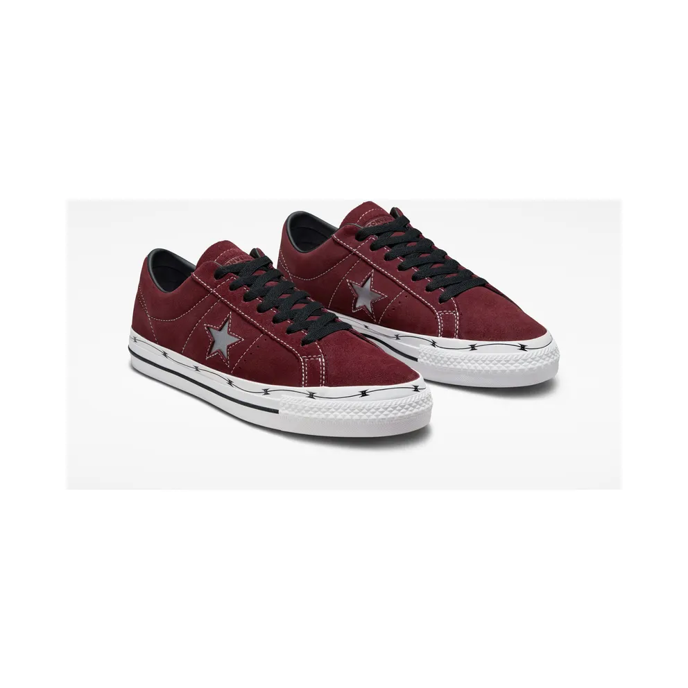 Converse CONS One Star Pro Razor Wire Deep Bordeaux/Black/White