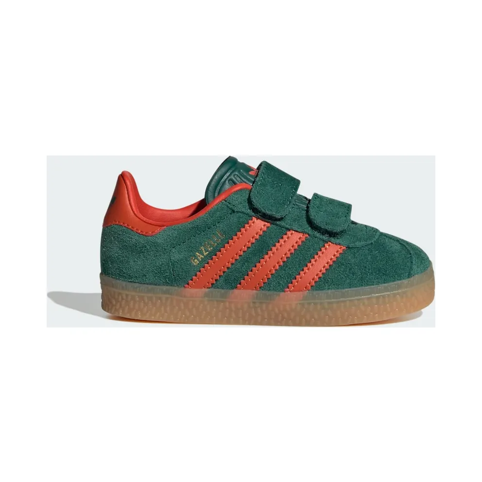 adidas Gazelle Comfort Closure Kids Collegiate Green / Preloved Red / Gum (IE8706)