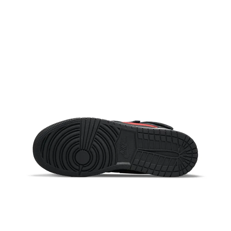 Air Jordan 1 Flyease Black Gym Red Smoke Grey (GS) (DC7986-006)