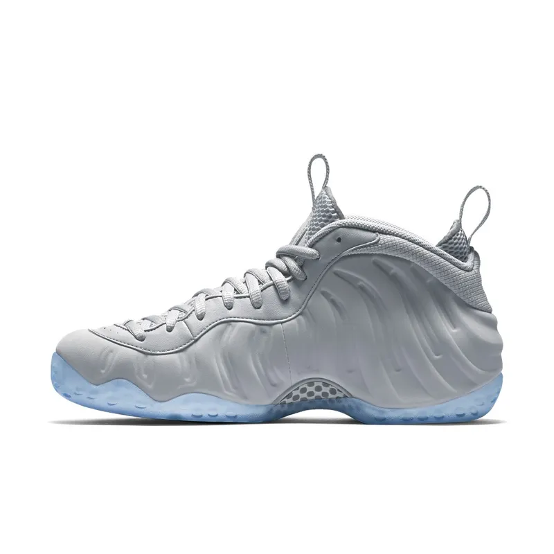 Nike Air Foamposite One Wolf Grey Suede Wolf Grey/White-Wolf Grey-Black (575420-007)