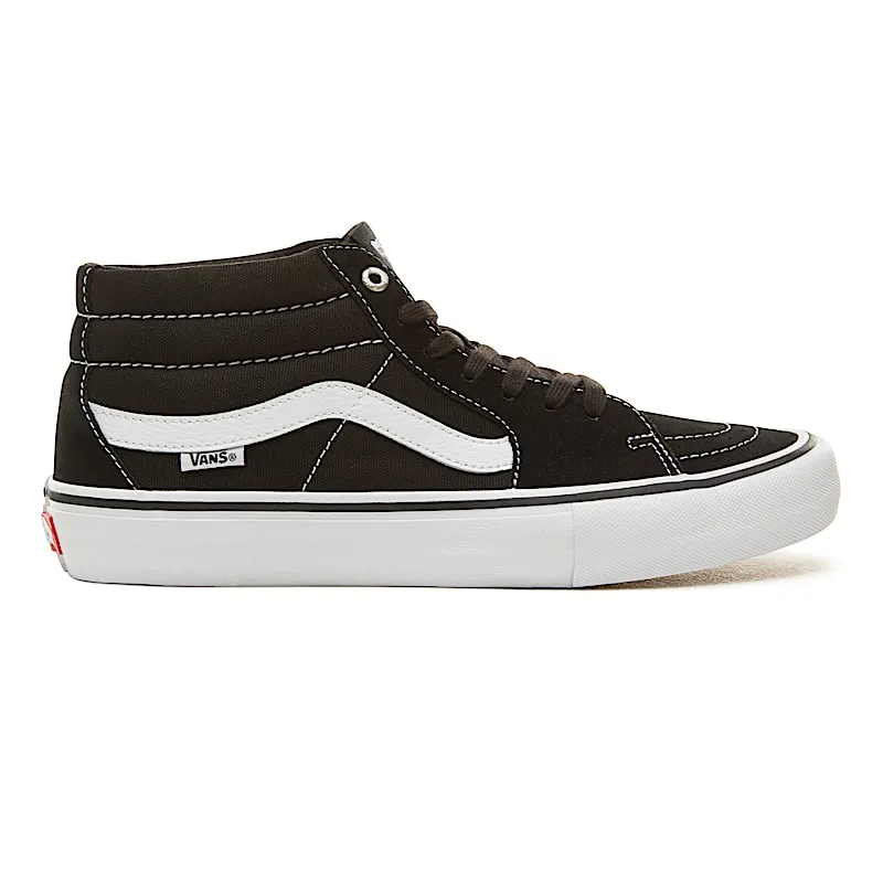 Vans Sk8-Mid Pro ‘Black White’ Black/White (VN0A347UY28)