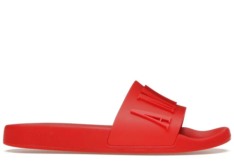 AMIRI Pool Slide Debossed Red (MFF001-610)
