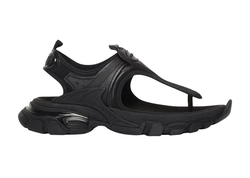 Balenciaga Track Thong Sandal Black (W) (618089W2PA11000)