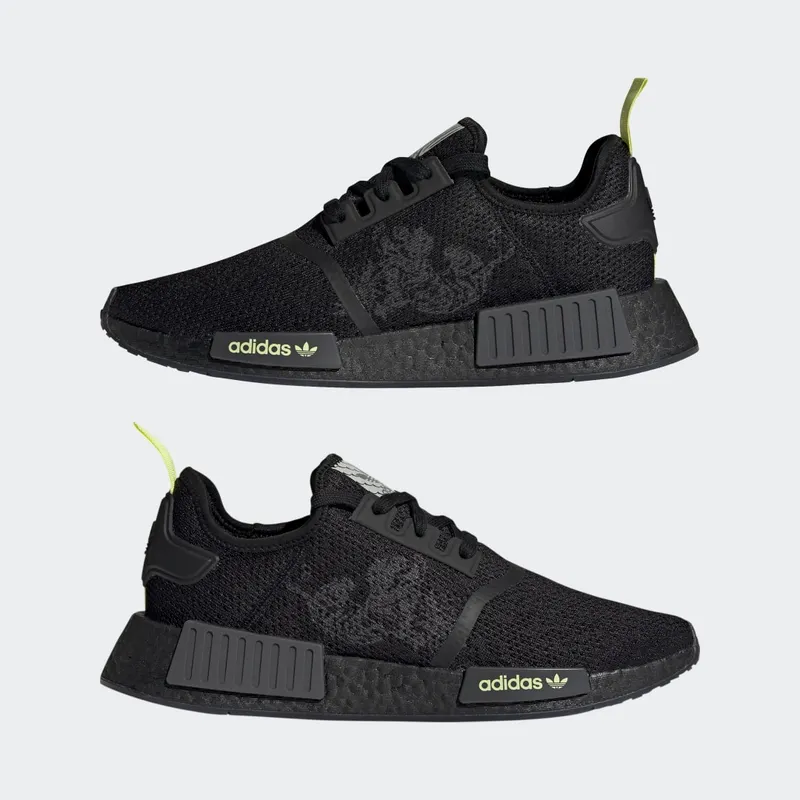 adidas NMD_R1 Core Black / Dgh Solid Grey / Pulse Yellow (GY3458)