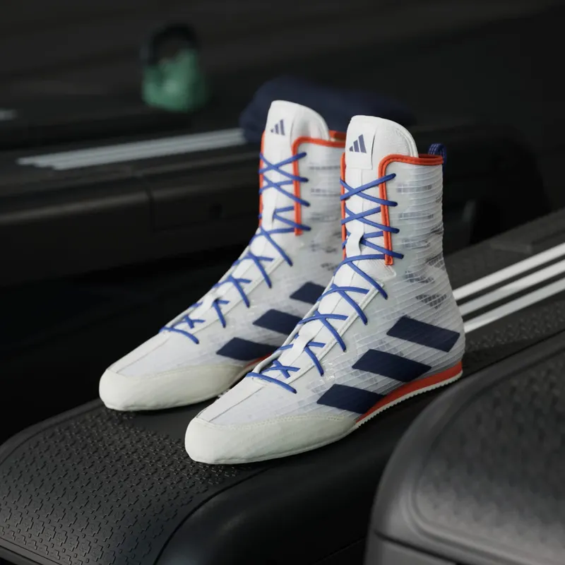 Adidas Box Hog 4 Cloud White / Dark Blue / Royal Blue (JP9847)