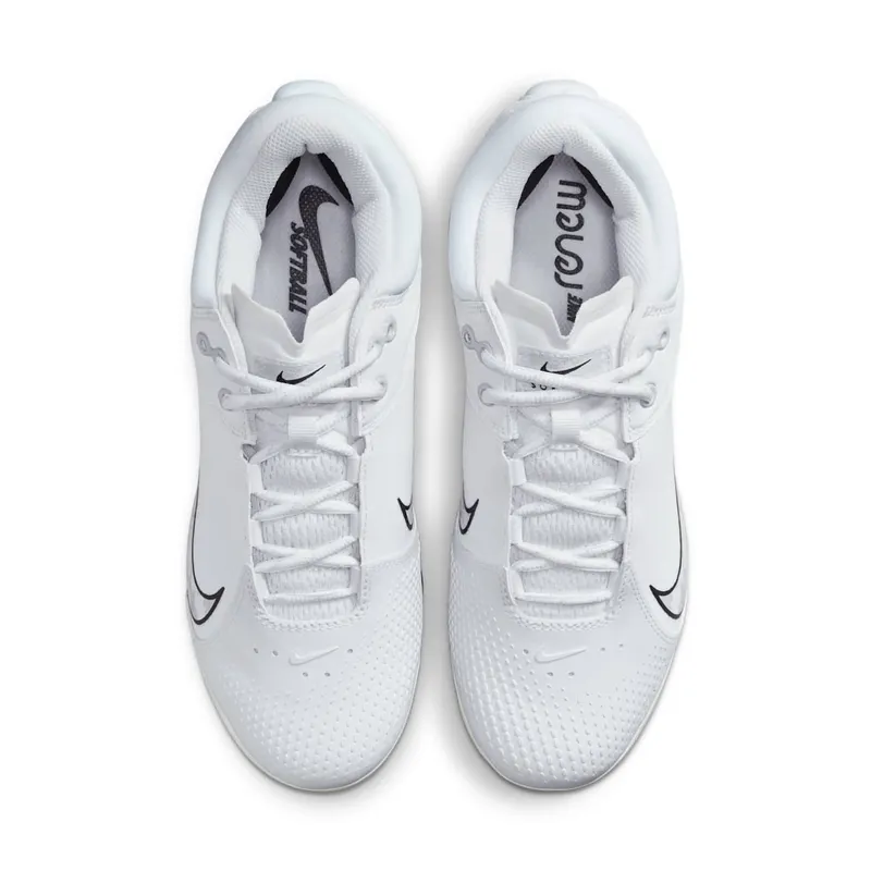 Nike Hyperdiamond 4 Elite White Pure Platinum Black (FZ0923-102)