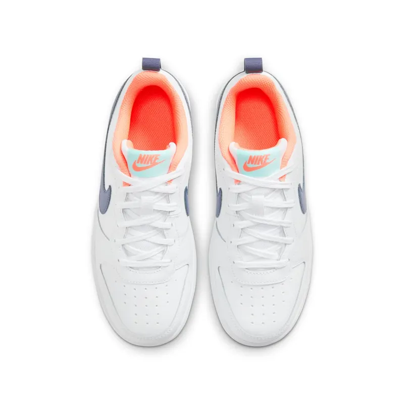 Nike Court Borough Low 2 White Navy (GS) (BQ5448-112)