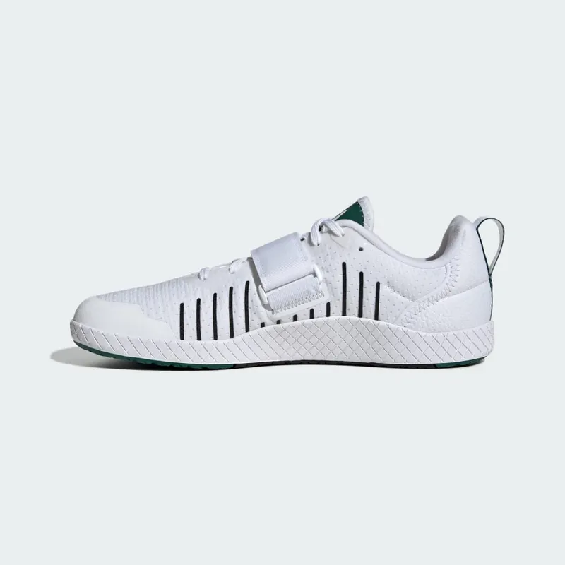 Adidas The Total Weightlifting Shoes Cloud White / Core Black / Collegiate Green (IH8241)