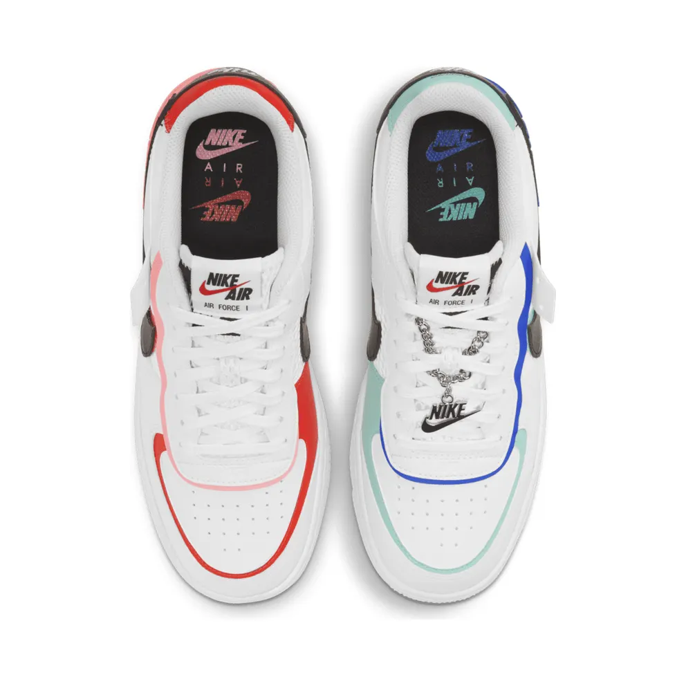 Nike Air Force 1 Shadow White Blue Black (W) (DH1965-100)