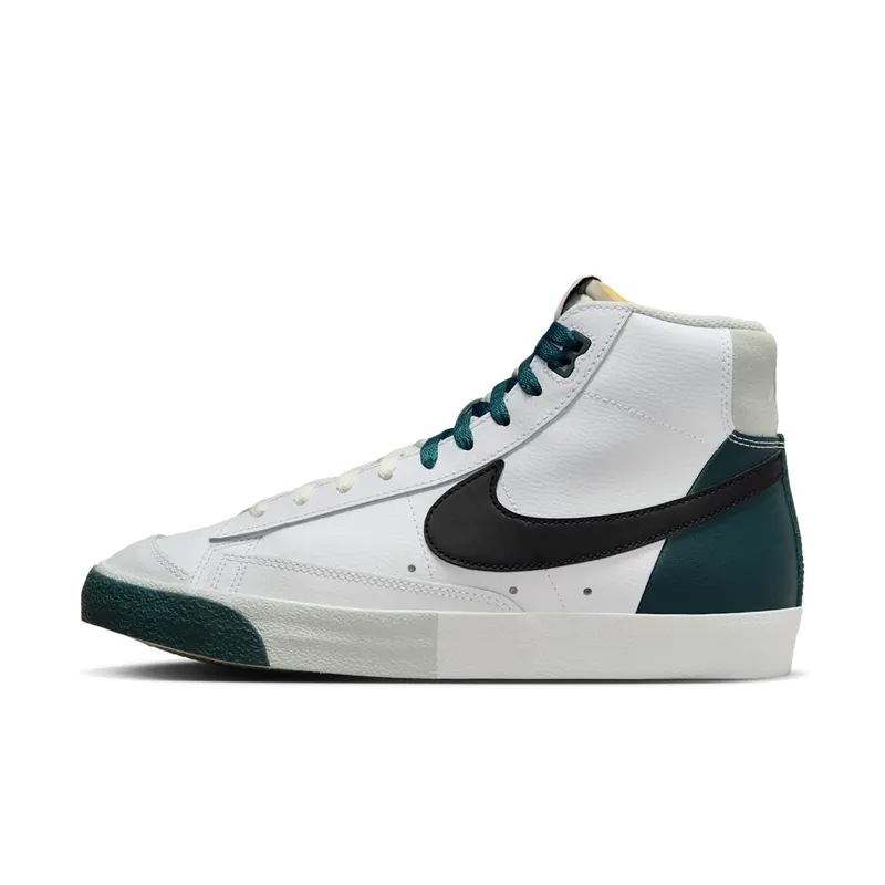 Nike Blazer Mid ’77 PRM “White / Deep Jungle / Light Silver / Black” (FB8889-100)