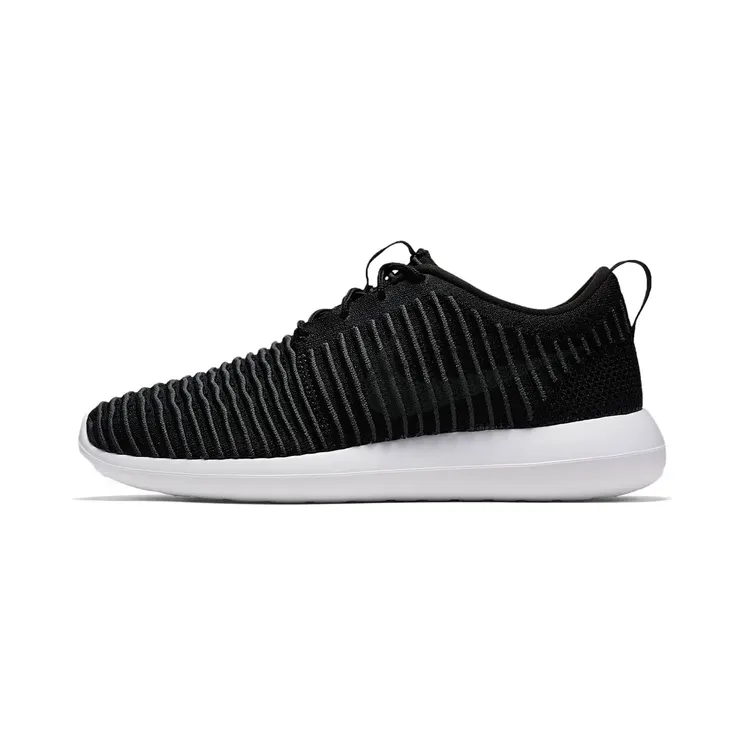 Nike Roshe Two Flyknit Black/Dark Grey-White-Volt