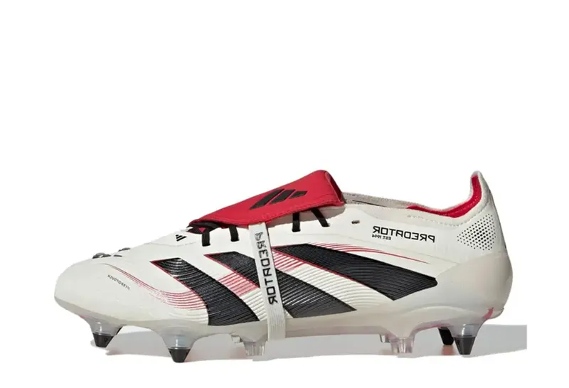 adidas Predator Elite Fold-Over Tongue SG Off White Core Black Pure Ruby (JQ7821)