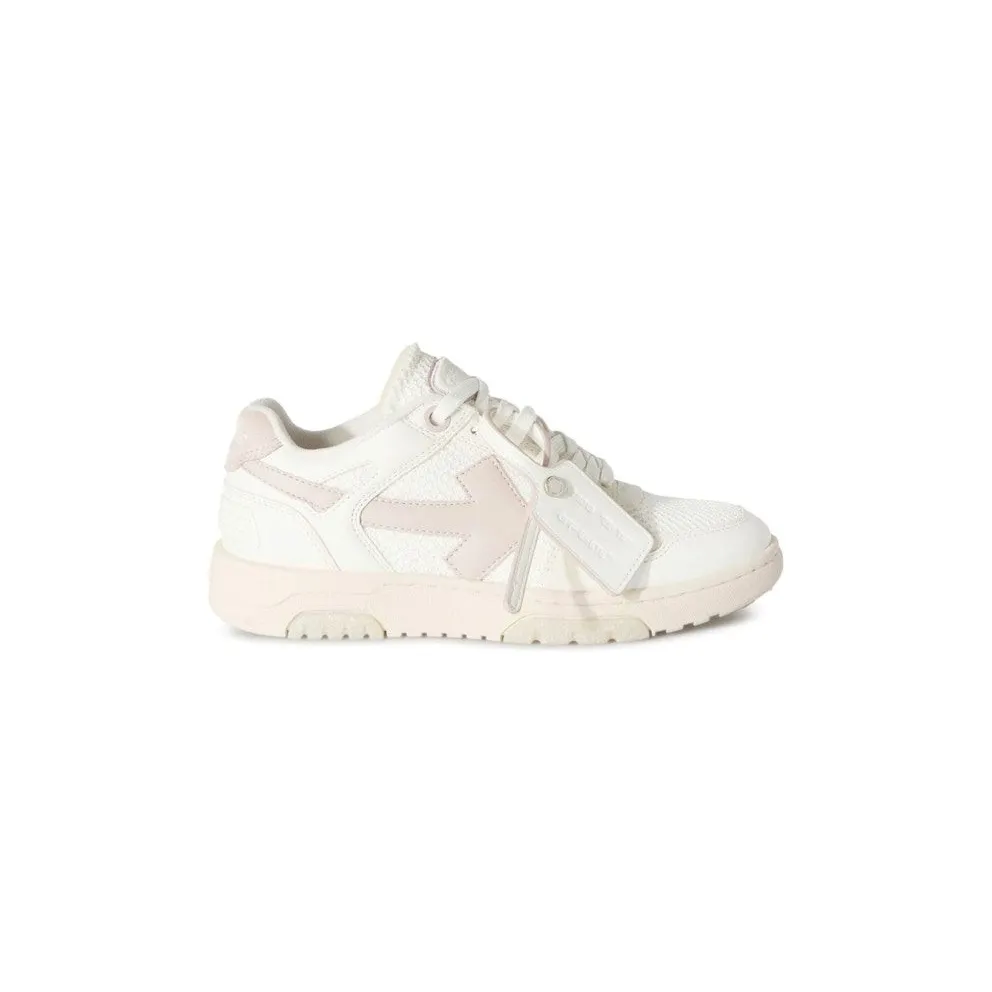 OFF-WHITE Out Of Office OOO Low Tops White Lilac Purple (OWIA276S24LEA0010136)