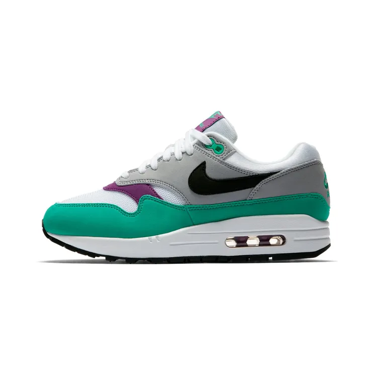 Nike Air Max 1 Clear Emerald (W) “White / Wolf Grey / Clear Emerald / Black” (319986-115)