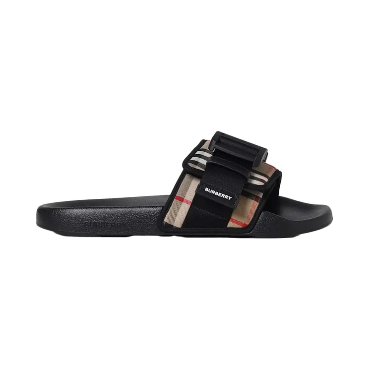Burberry Cameron Clip Sandal Beige Black (8056917)