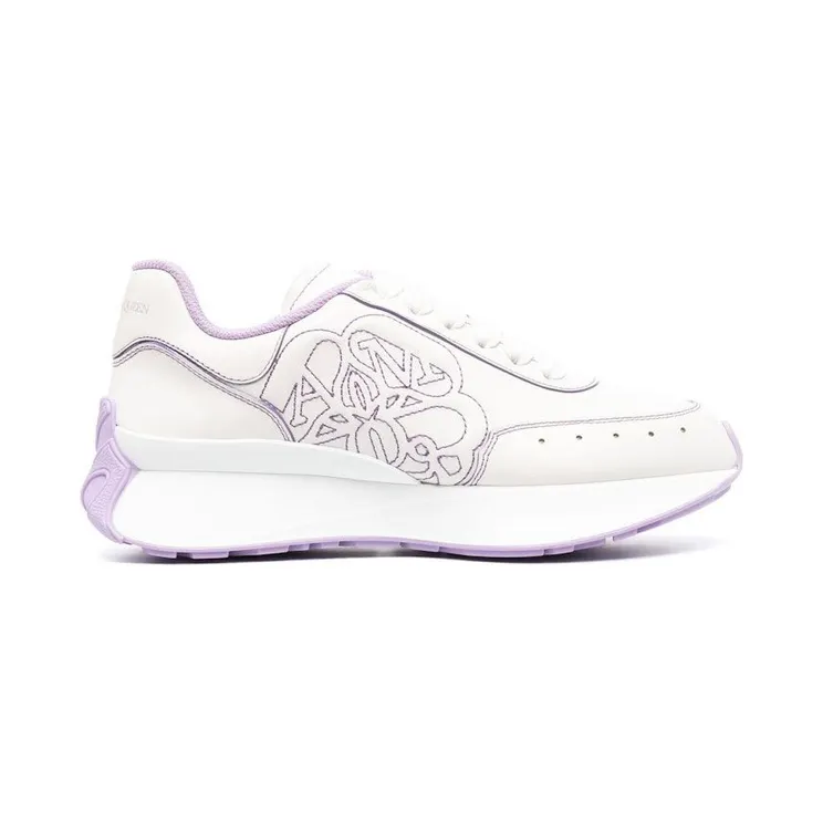 Alexander McQueen Sprint Runner White Lilac (687995 WIC9K 8888)