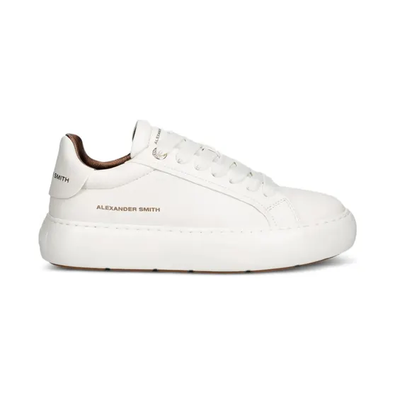 Alexander Smith Soho logo-print platform “White” (ASBDSOW3560)