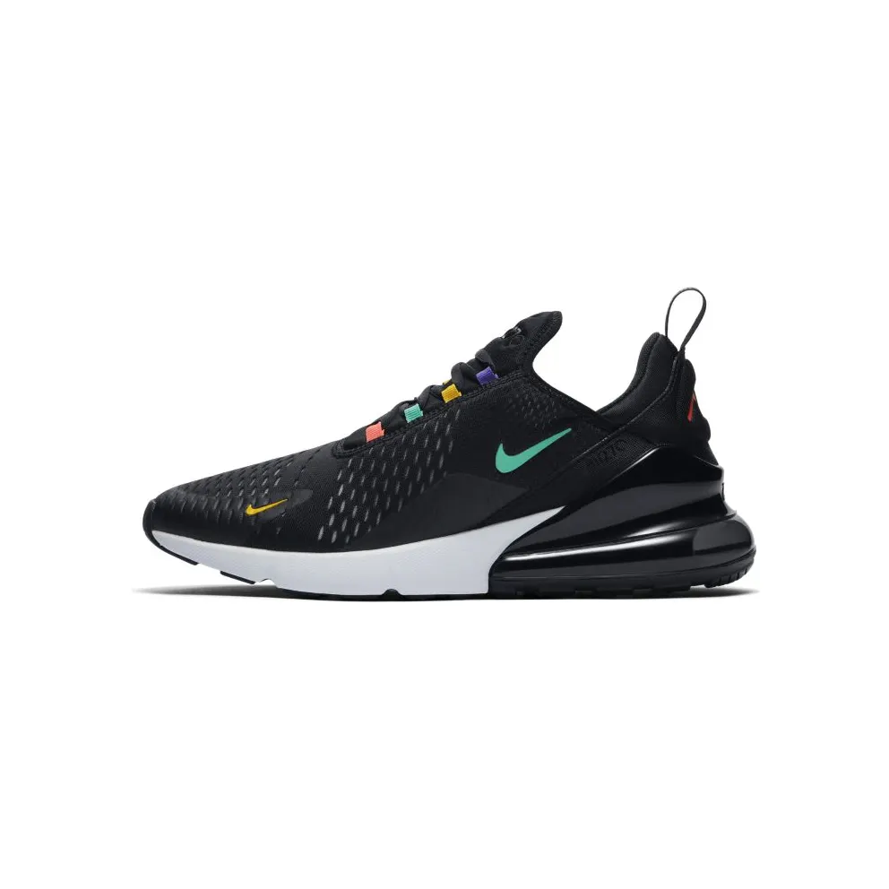 Nike Air Max 270 Black Multi-Color Black/University Gold-Psychic Purple-Flash Crimson (AH8050-023)