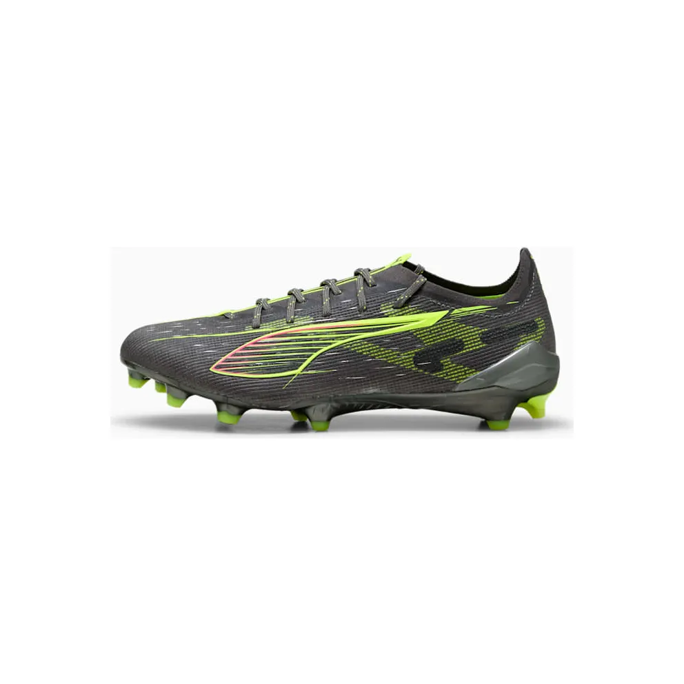 Puma Ultra 5 Ultimate FG Matte Aged Silver Yellow Alert Sun Struck (108159-03)