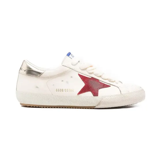 Golden Goose Super-Star leren “White” (GMF01003F008137)